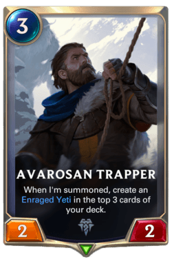 Avarosan Trapper Avarosan Trapper Legends of Runeterra