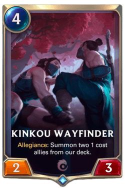 Kinkou Wayfinder Kinkou Wayfinder Legends of Runeterra