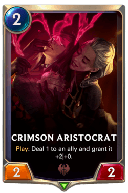 Crimson Aristocrat Crimson Aristocrat Legends of Runeterra