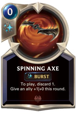 Spinning Axe Spinning Axe Legends of Runeterra