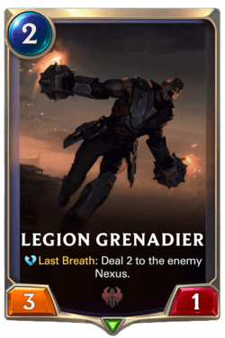 Legion Grenadier Legion Grenadier Legends of Runeterra
