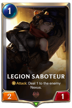 Legion Saboteur Legion Saboteur Legends of Runeterra