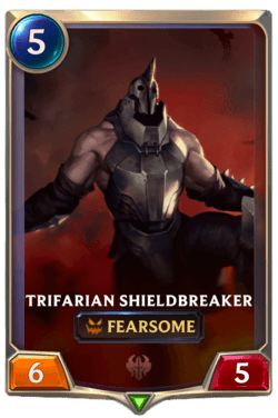 Trifarian Shieldbreaker Trifarian Shieldbreaker Legends of Runeterra