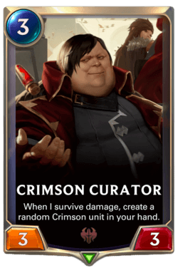 Crimson Curator Crimson Curator Legends of Runeterra