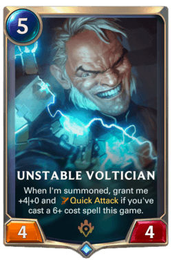 Unstable Voltician Unstable Voltician Legends of Runeterra
