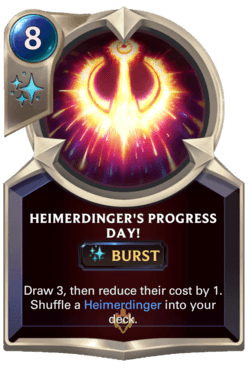 Heimerdinger's Progress Day! Heimerdinger's Progress Day! Legends of Runeterra