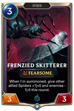 Frenzied Skitterer Frenzied Skitterer Legends of Runeterra