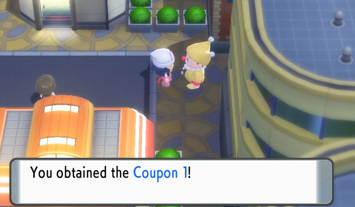 Pokemon BDSP Coupon 1 Key Item Where To Find