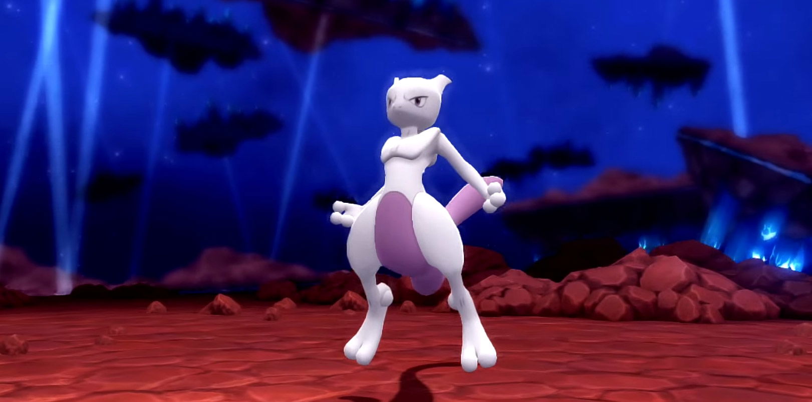 Shiny mewtwo using the move physic