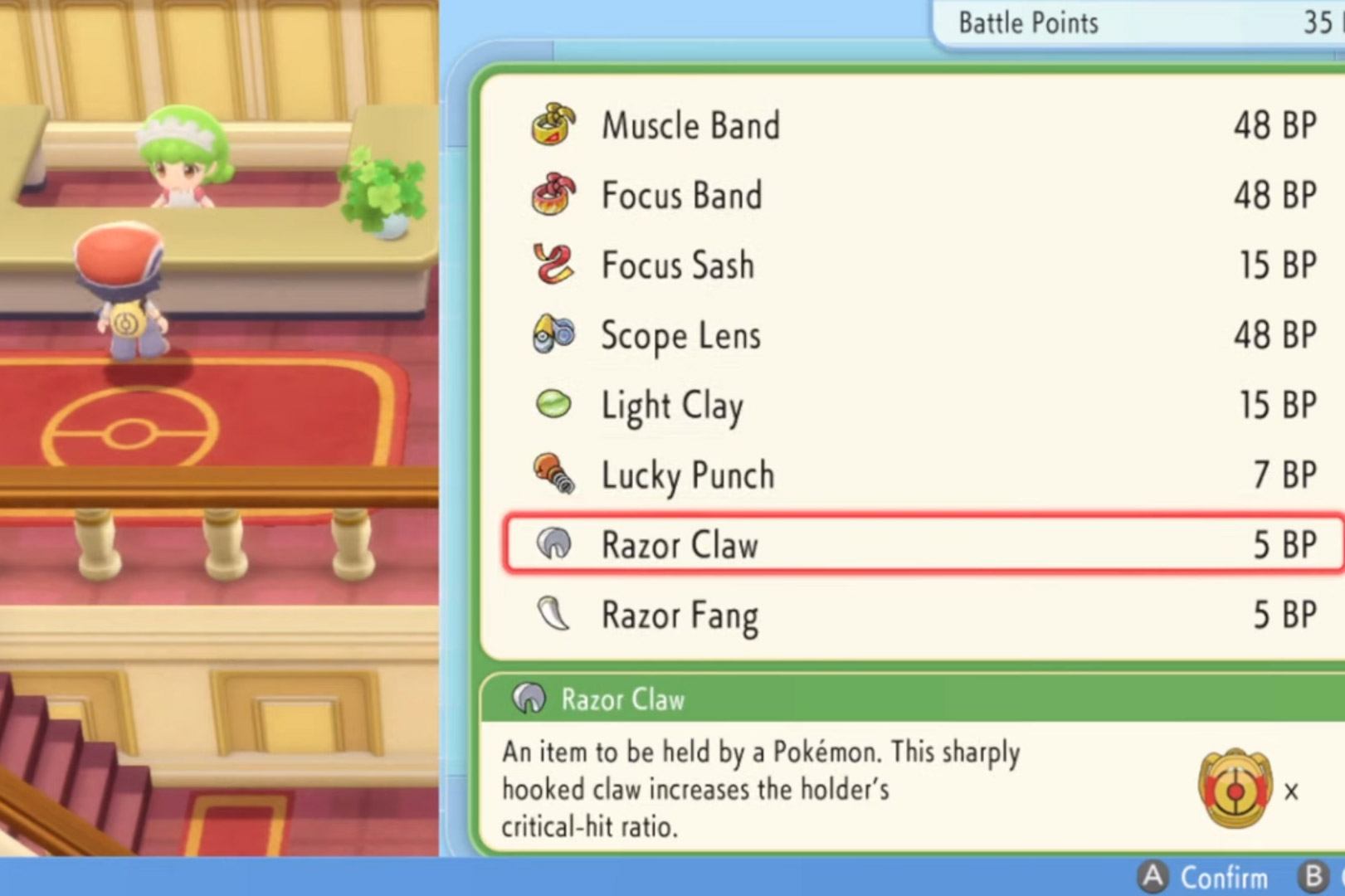 where to get the razor claw in brilliant diamond