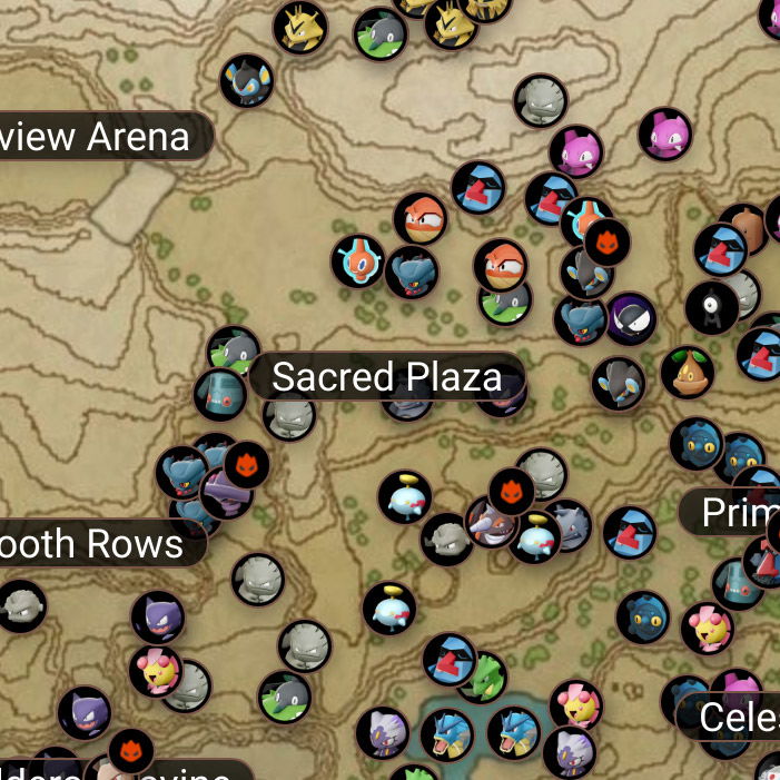 Pokemon Legends Arceus Map Locations List