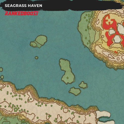 Pokemon Legends Arceus Seagrass Haven Pokemon, Items, Map