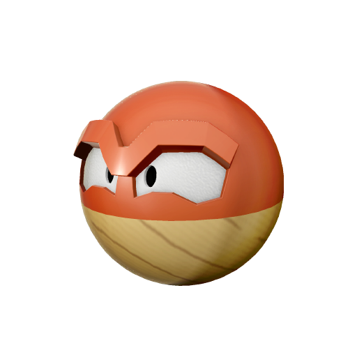 Pokemon Hisuian Voltorb Hisuian Electrode 3D model 3D printable