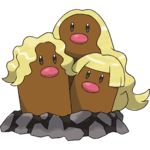 Pokemon Let's GO Alolan Dugtrio