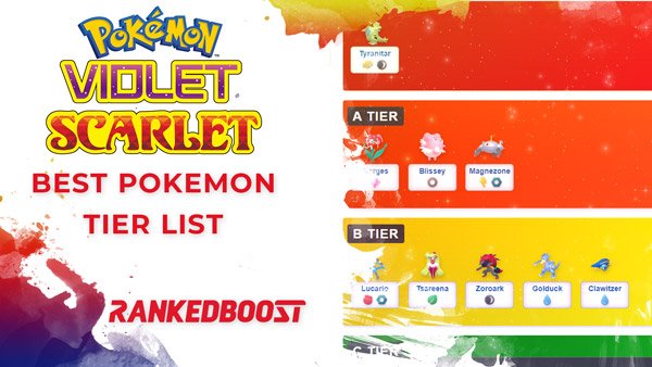 Pokemon Scarlet and Violet Best Pokemon Tier List