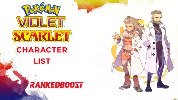 Pokemon Scarlet and Violet Character List