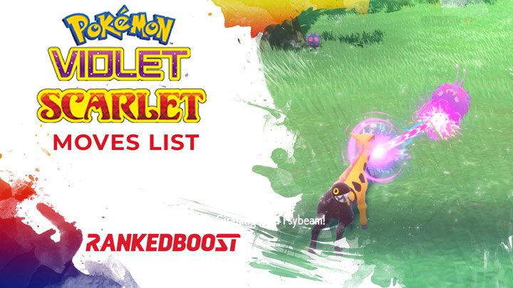 Pokemon Scarlet and Violet Moves List