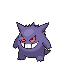 Alternate shiny Gengar coloring (instead of the barely discernable muted  purple) : r/pokemon