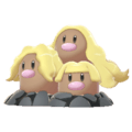 Pokemon Sword and Shield Alolan Dugtrio