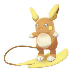 Pokemon 16026 Alolan Raichu Pokedex: Evolution, Moves, Location, Stats