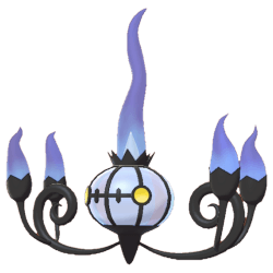Pokemon Sword and Shield Chandelure
