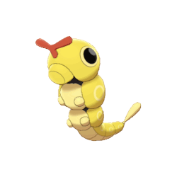 shiny caterpie plush