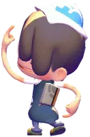 Familiar Hat #1 (Cyan)