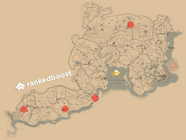 RDR2 American Paint Horse Locations