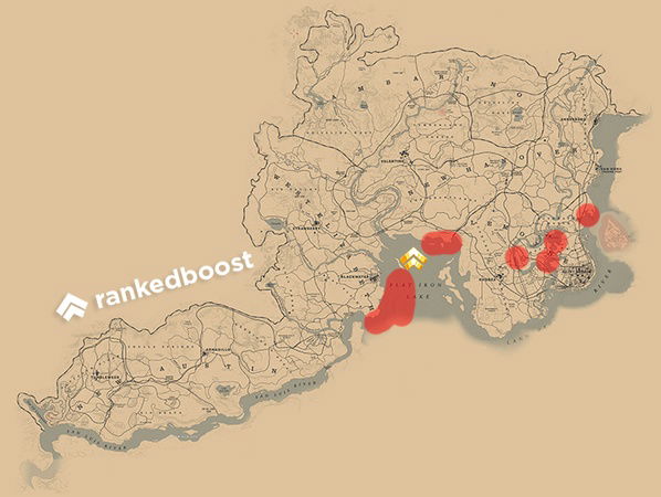 RDR2 Lake Sturgeon Locations