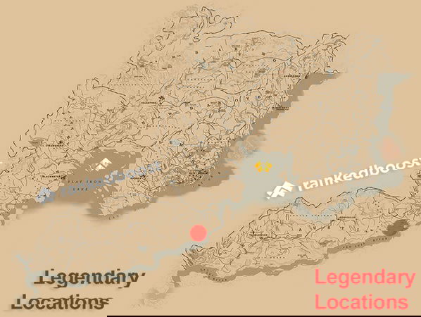 RDR2 Legendary Bison Locations