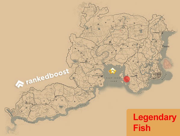 RDR2 Legendary Bluegill Locations