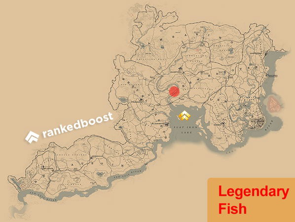 RDR2 Legendary Chain Pickerel Locations