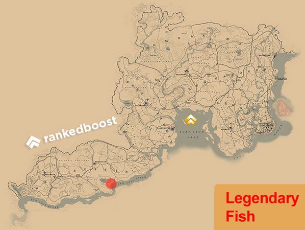 RDR2 Legendary Largemouth Bass Locations