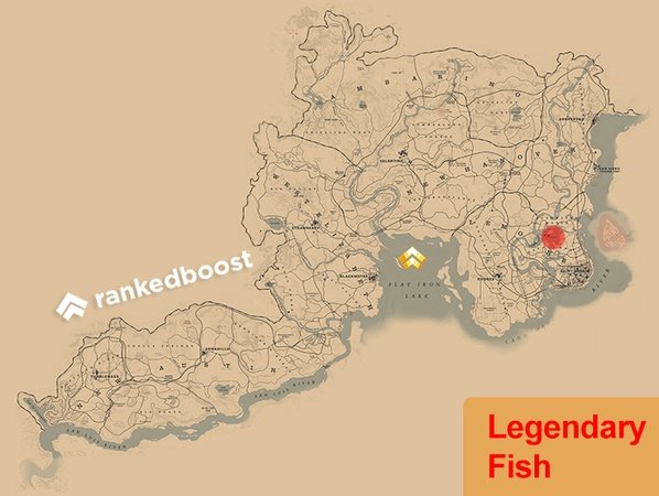 RDR2 Legendary Longnose Gar Locations