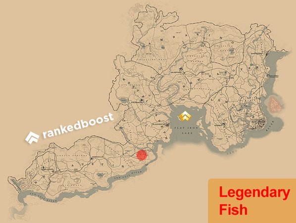 RDR2 Legendary Redfin Pickerel Locations