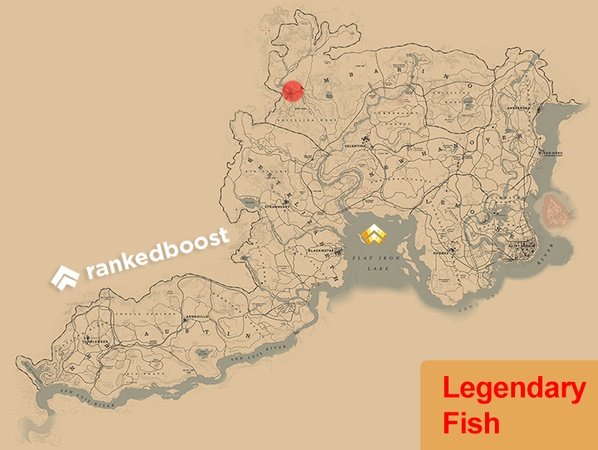 RDR2 Legendary Sockeye Salmon Locations