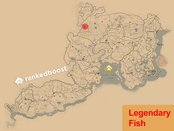 RDR2 Legendary Sockeye Salmon Locations