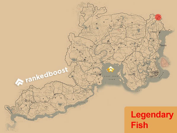 RDR2 Legendary Steelhead Trout Locations