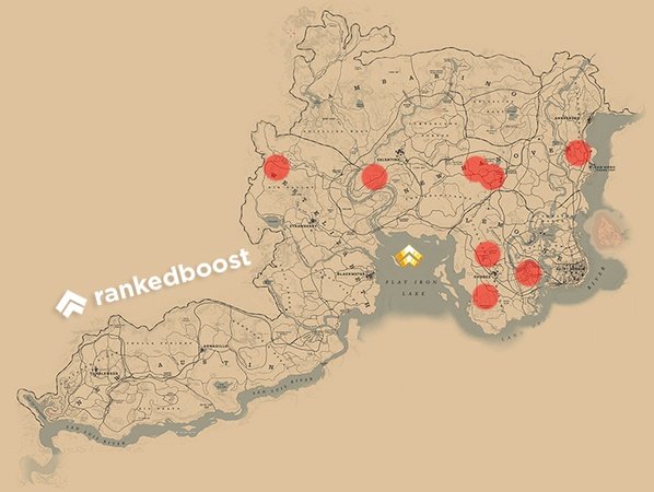RDR2 Ox Locations