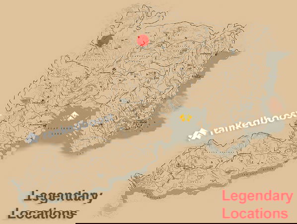 RDR2 Legendary Bison Locations
