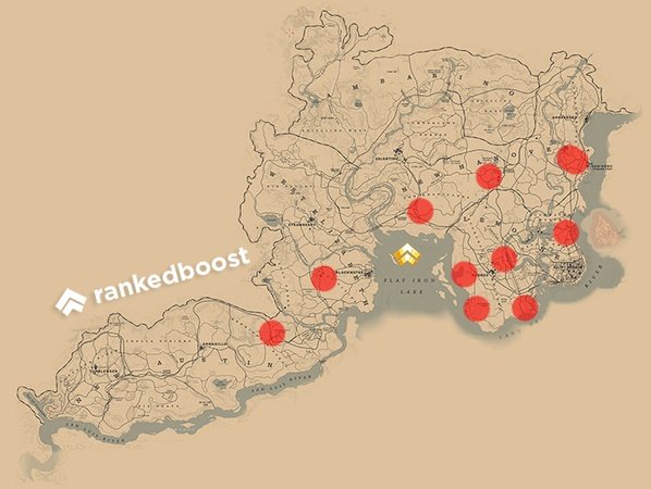 RDR2 Rooster Locations