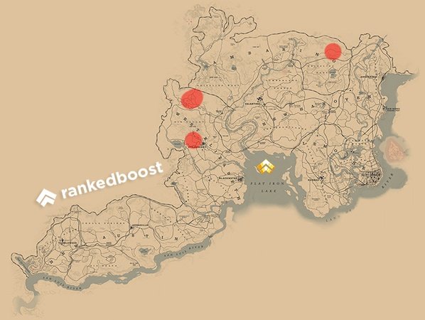 RDR2 Wolf Locations