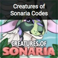 Roblox Creatures of Sonaria Codes (December 2023)