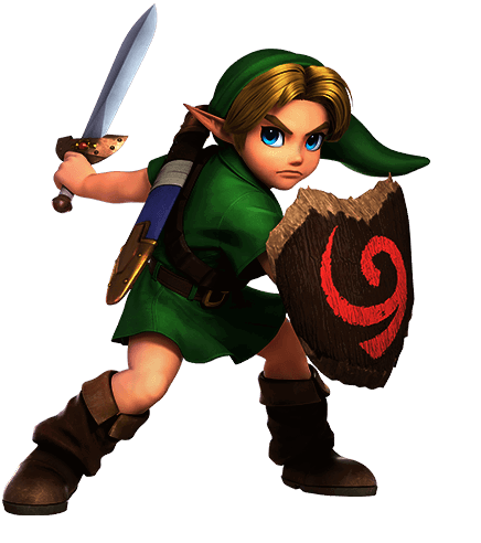 super smash bros melee young link