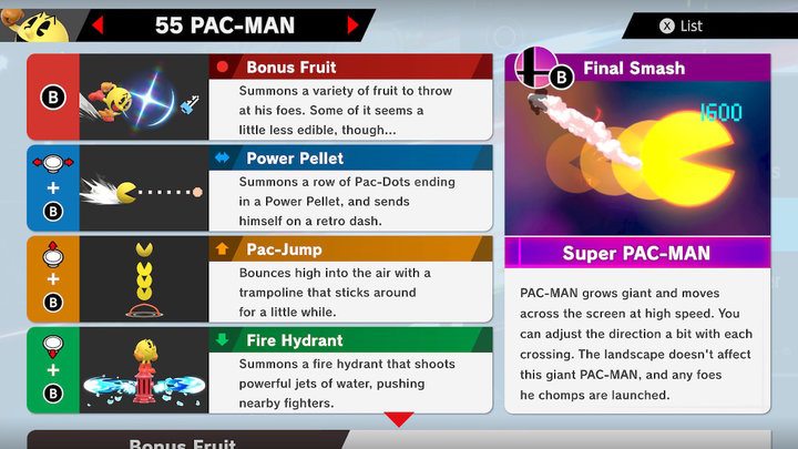 super smash bros 4 pacman