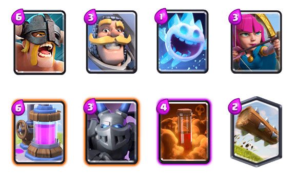 Clash Royale Cards Tier List Best Cards In Arena 2017 January