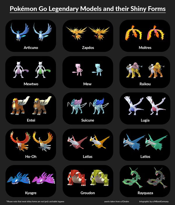 Pokemon Go Shiny Pokemon List Of All Shiny Pokemon And How To Get