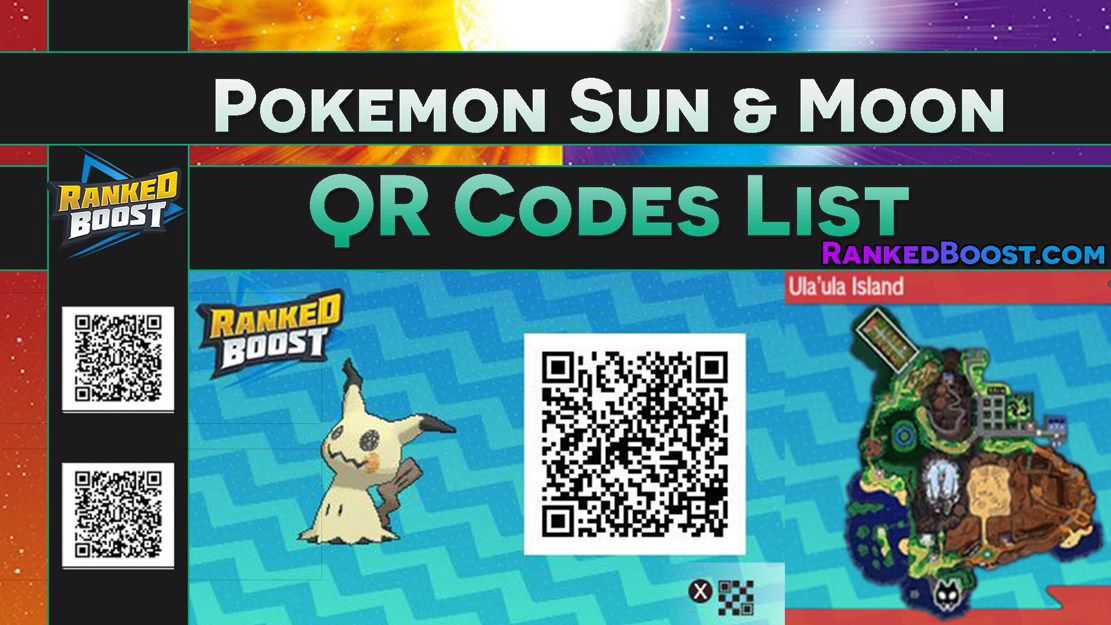 event qr codes pokemon ultra sun and moon