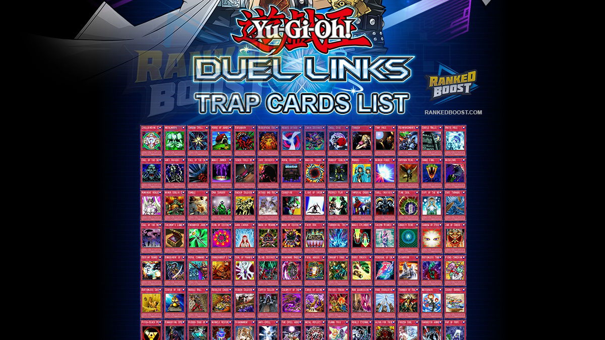 Yu Gi Oh Duel Links Trap Card List All Trap Cards In Duel Links