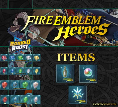 Fire Emblem Heroes Items List Guide Farming Badges Shards Crystals
